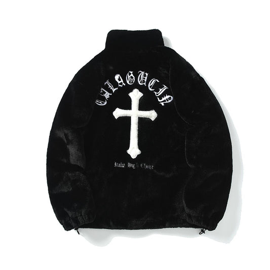 Cross of God Furry Jacket