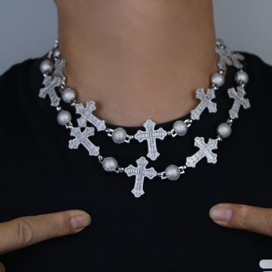 Cross Round Chain Diamond